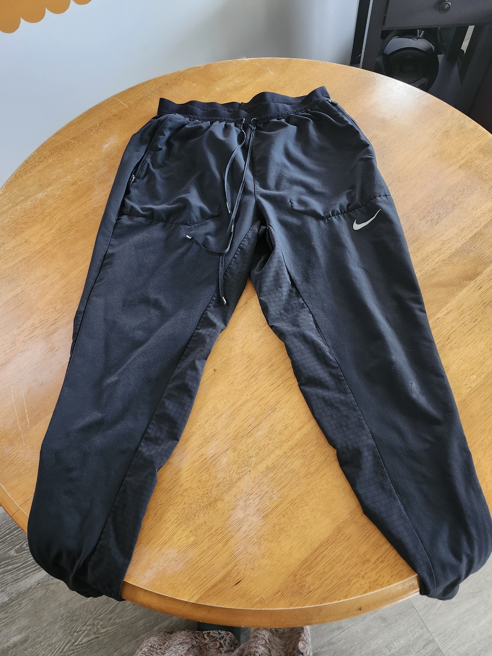 Nike Phenom Elite Running Pants | Women's Medium | Black | Reflective Swoosh 🖤